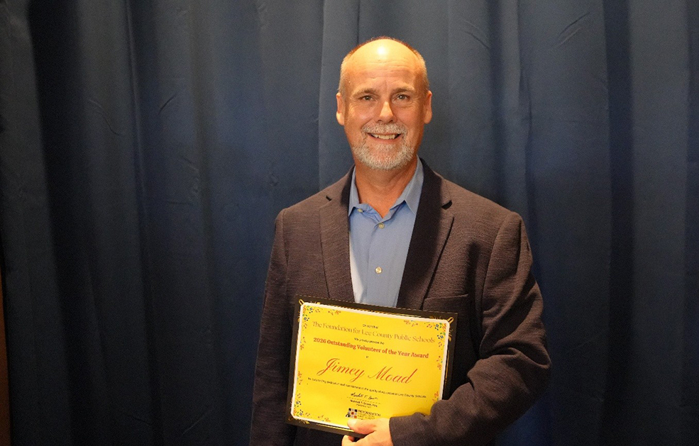 District Volunteer Recognized as Florida’s 2025-2026 Outstanding School Volunteer District Volunteer Recognized as Florida’s 2025-2026 Outstanding School Volunteer